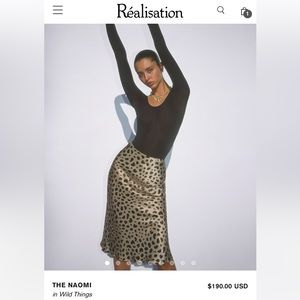 Realisation par Naomi midi skirt 🐆